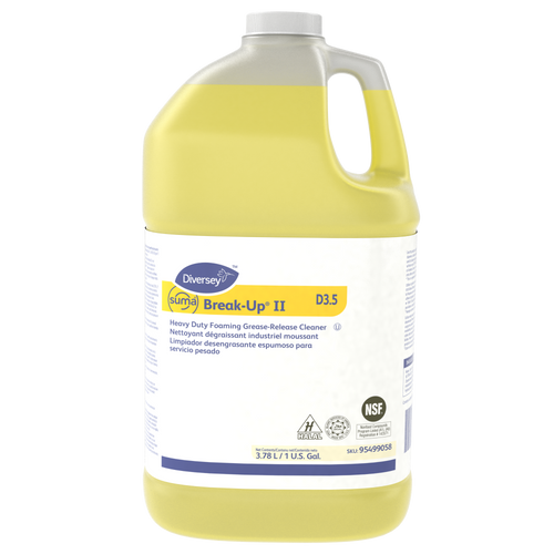 Diversey™ Suma Break-Up II D3.5 Heavy-Duty Foaming Grease-Release Cleaner